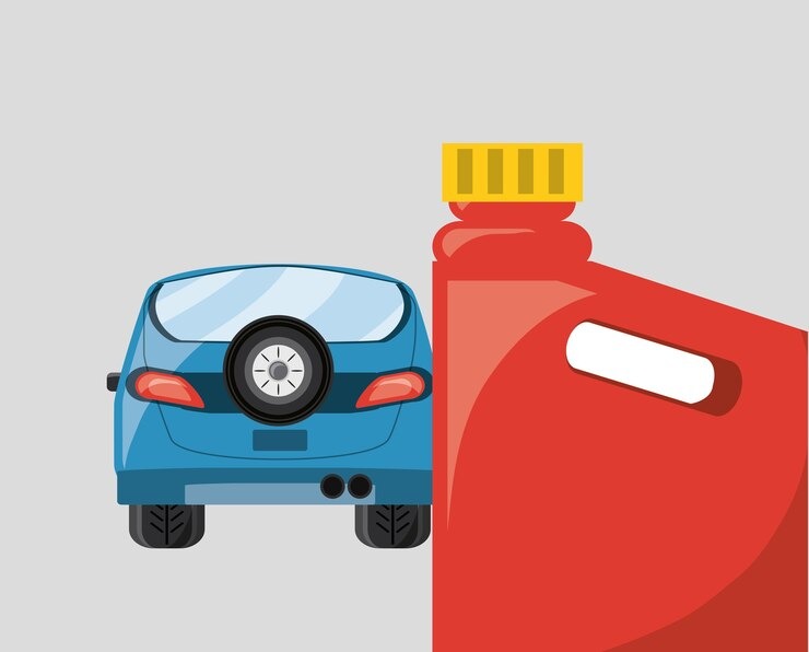 car-refuelling roadside