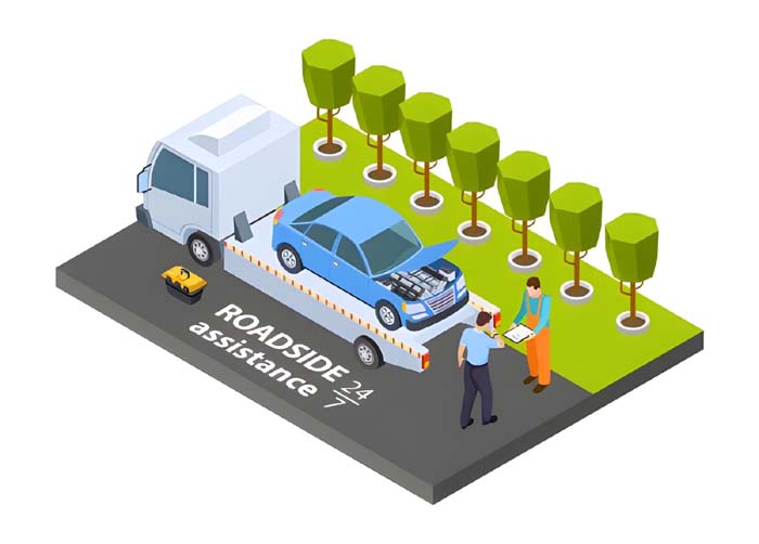 roadside assistance coverage area woodford